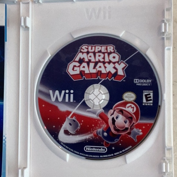 Super Mario Galaxy Nintendo Wii Game & Official Game Guide Prima Complete CIB - Picture 9 of 11